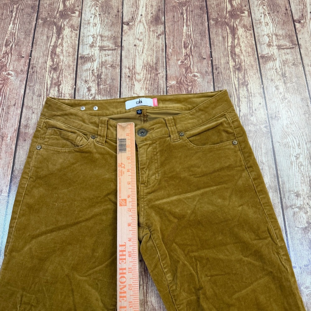 Cabi 3197 Skinny Corduroy Pants Womens size 4 Brown Stretch Casual - Picture 8 of 9